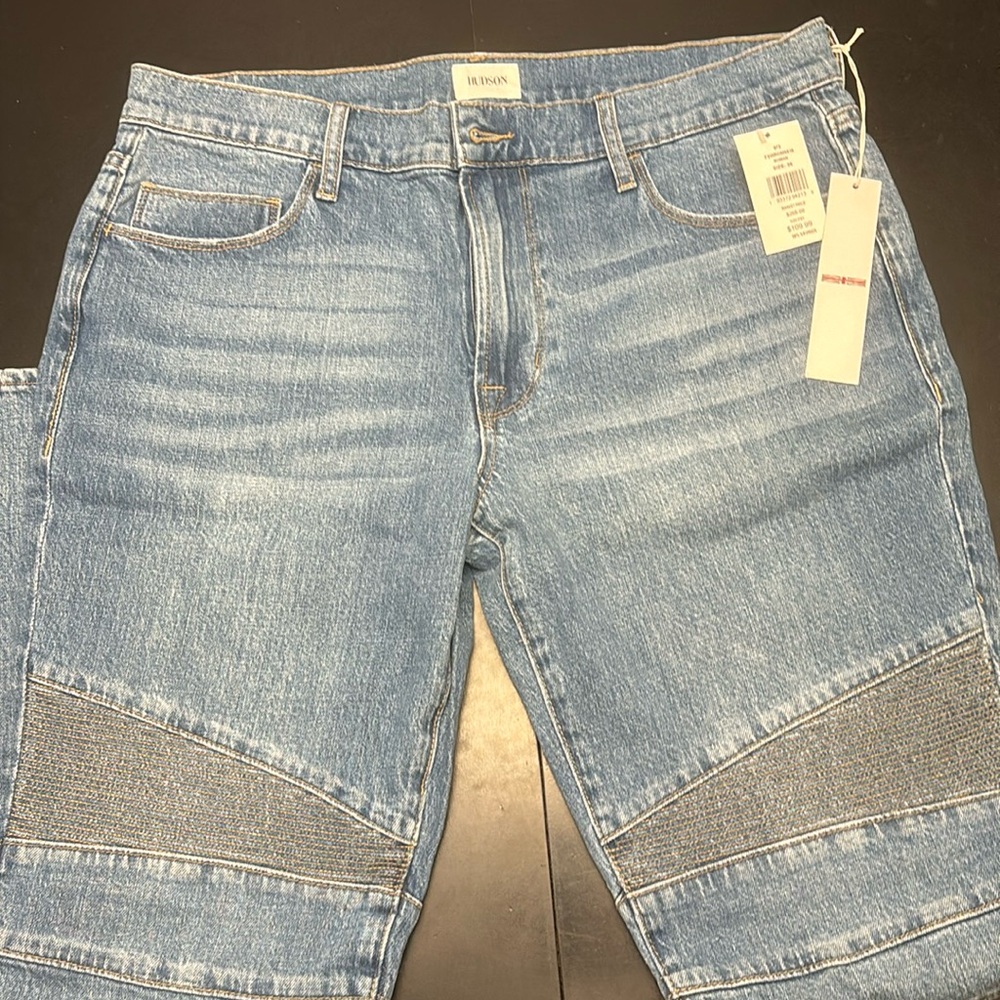 Hudson Ethan Biker Skinny 36 NWT